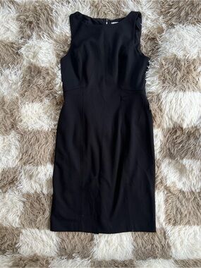 White House Black Market Little Black Sleeveless Sheath Dress